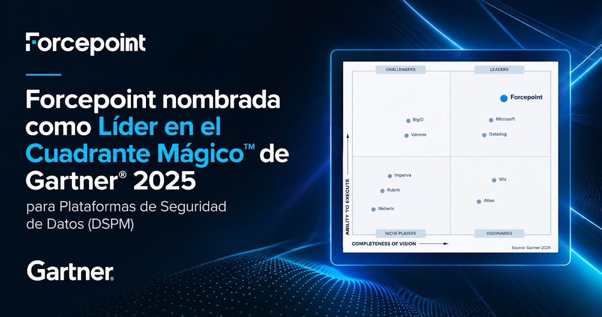 ¡Forcepoint nombrada como Líder en DLP!