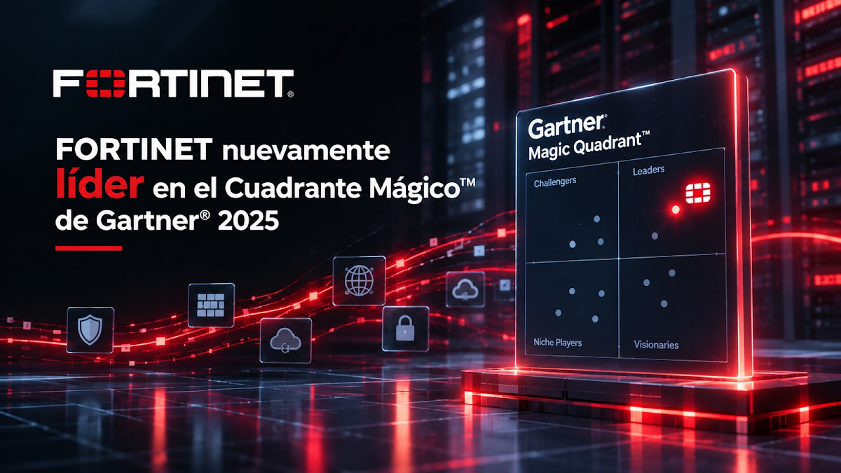 FORTINET nuevamente líder en el Cuadrante Mágico™ de Gartner® 2025 para Infraestructura LAN Inalámbrica y Cableada Empresarial